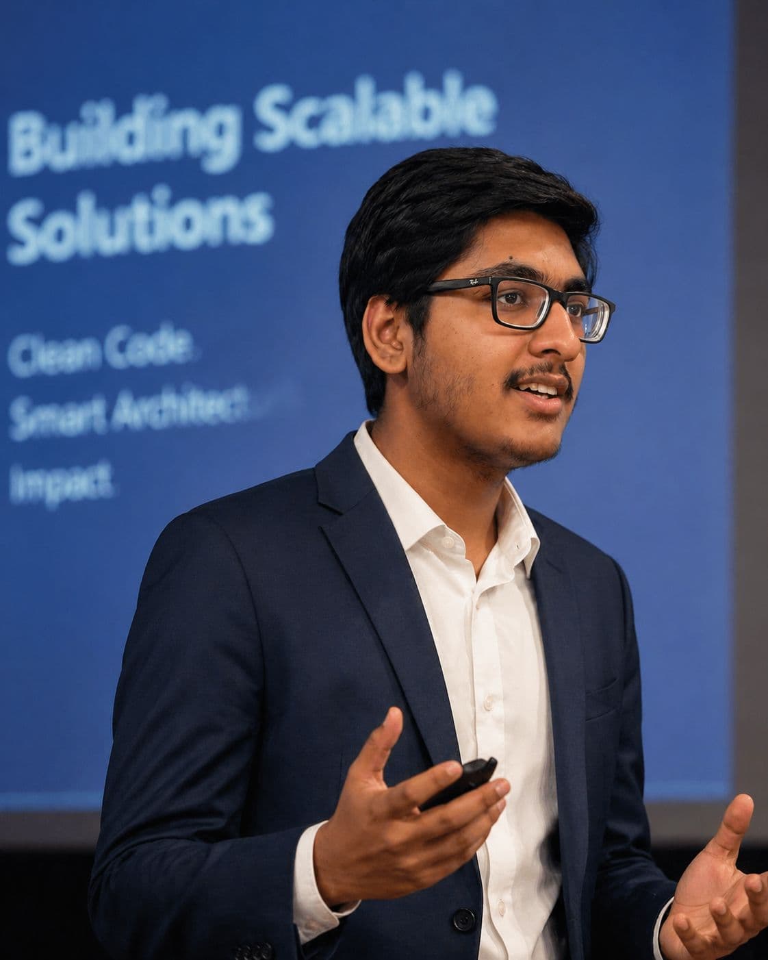 Asad, the person who'll build your site
